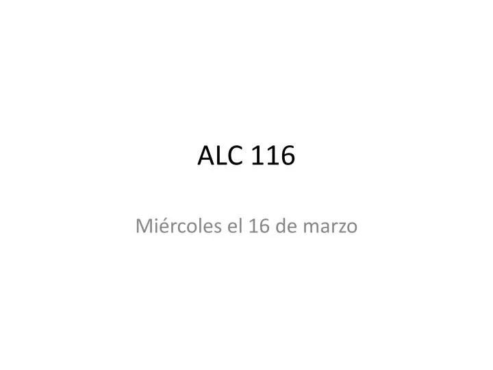 alc 116