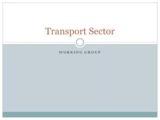 Transport Sector