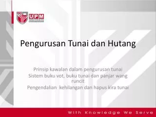 pengurusan tunai dan hutang