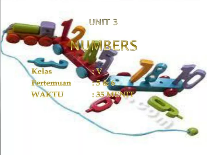 unit 3 numbers