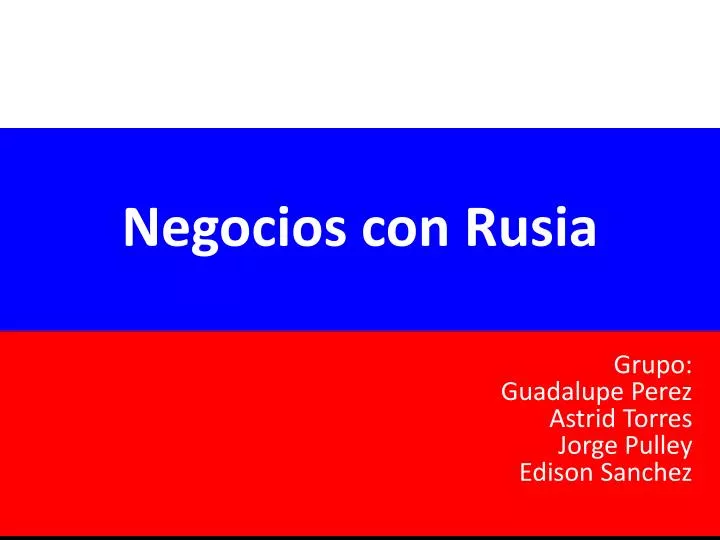 negocios con rusia