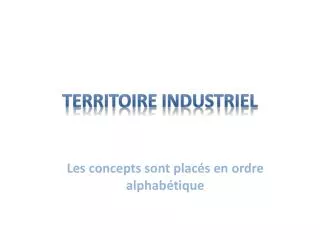territoire industriel