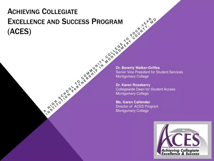achieving collegiate excellence and success program aces
