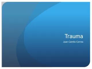 trauma