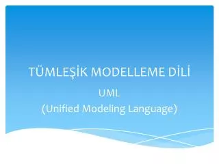 t mle k modelleme d l