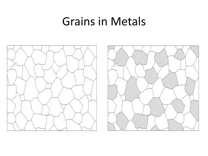 grains in metals