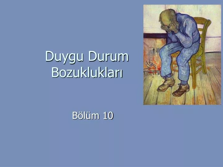 duygu durum bozukluklar