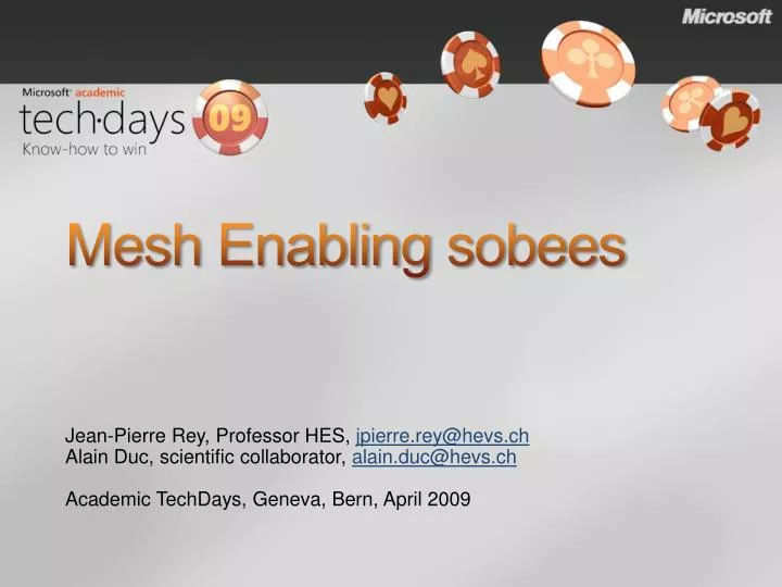 mesh enabling sobees