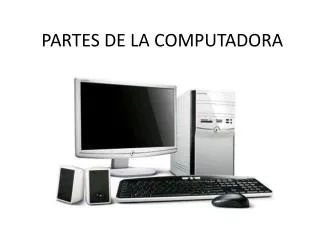 partes de la computadora