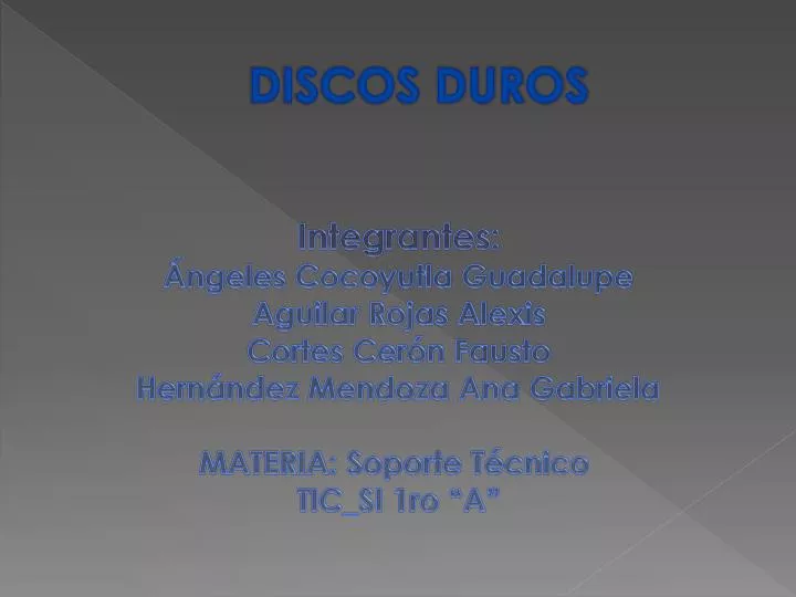 discos duros