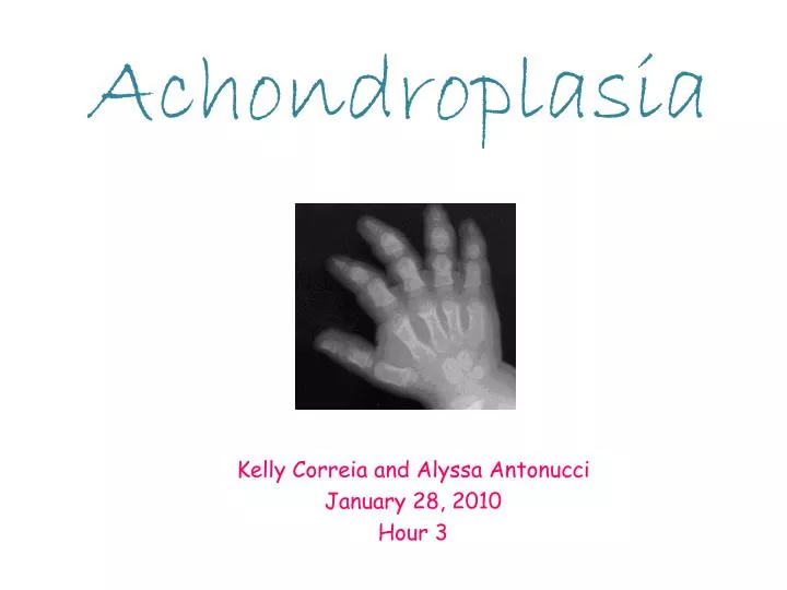 autosomal dominant punnett square achondroplasia