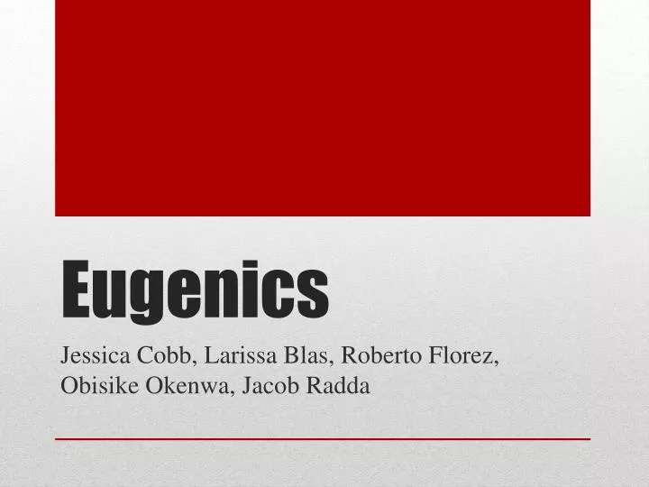 eugenics