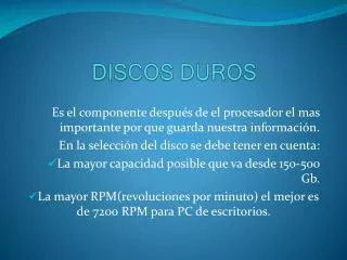 discos duros