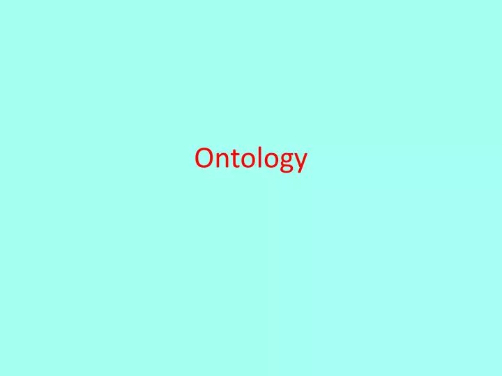 ontology