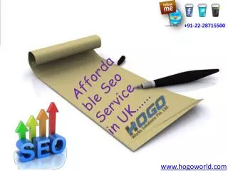 Affordable Seo Service in UK