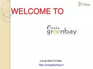 Greenbay Golf Village site plan Noida