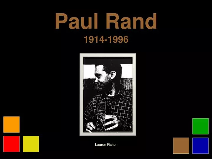 paul rand 1914 1996