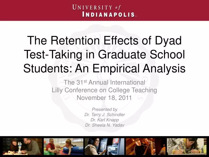 the retention effects of dyad test taking in graduate school students an empirical analysis