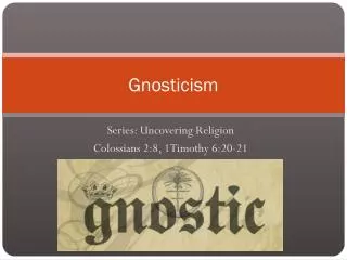 Gnosticism