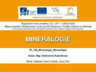 mineralogie