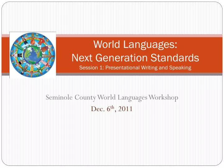 world languages next generation standards session 1 presentational writing and speaking