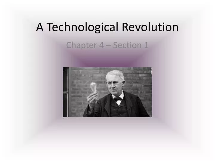 a technological revolution