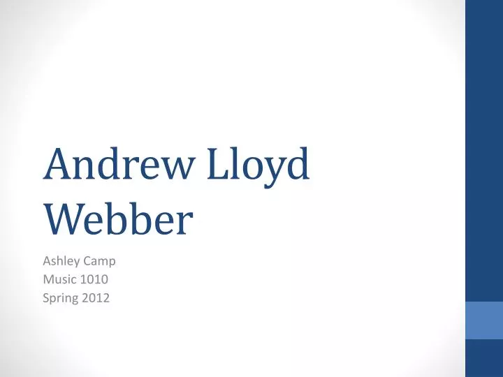 andrew lloyd webber