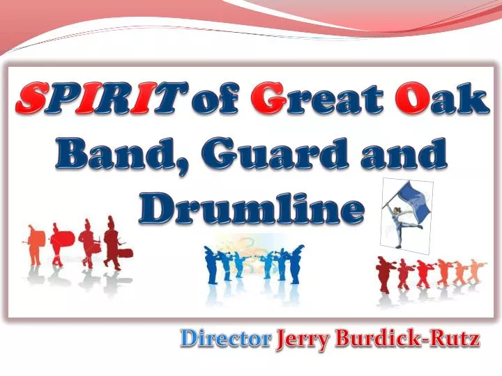 s p i r i t of g reat o ak band guard and drumline
