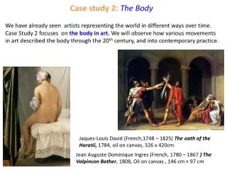 Case study 2: The Body