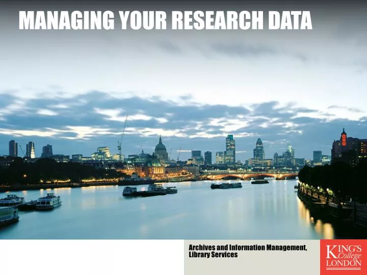 managing your research data