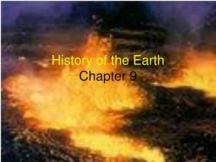 history of the earth chapter 9