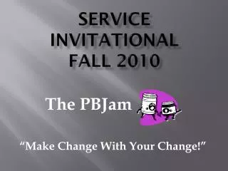 Service Invitational Fall 2010