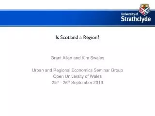 Is Scotland a Region?