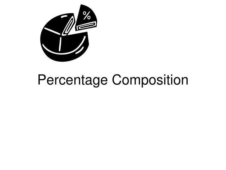 percentage composition