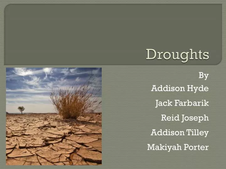 droughts