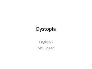 PPT - Dystopia PowerPoint Presentation, free download - ID:3006944