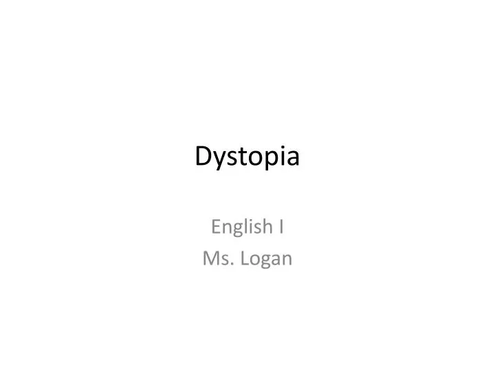 dystopia