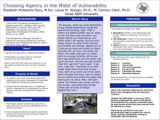 Choosing Agency in the Midst of Vulnerability