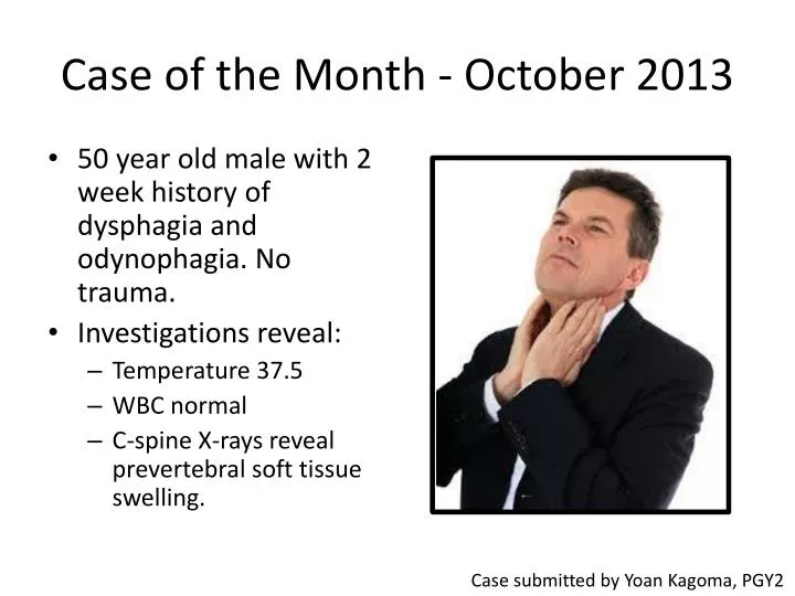 case of the month october 2013