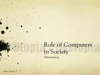 Role of Computers in Society