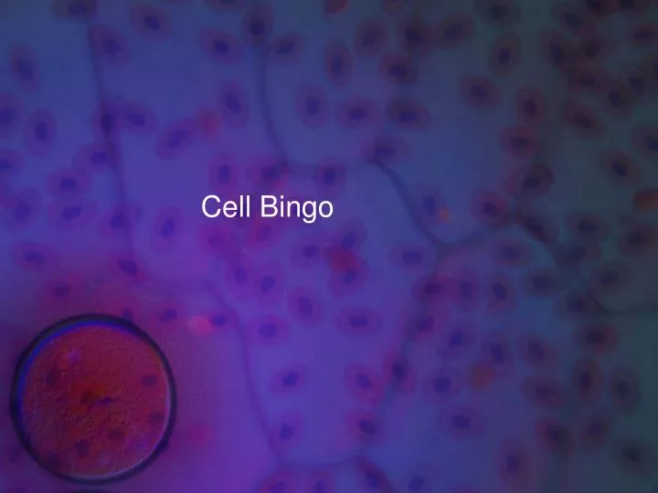 cell bingo