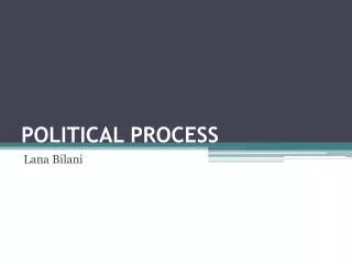 POLITICAL PROCESS