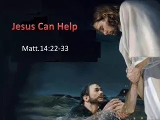 Matt.14:22-33