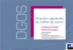 Colloque Dossier Pharmaceutique - slide 1