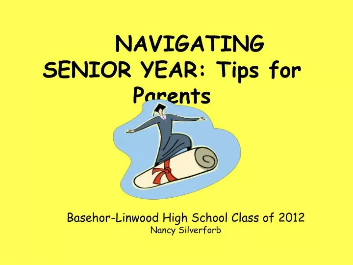 navigating senior year tips for parents