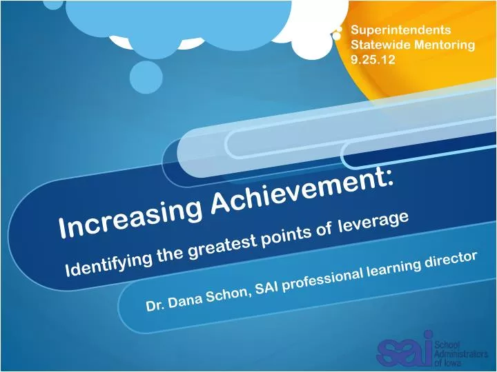 increasing achievement identifying the greatest points of leverage