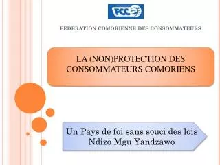 federation comorienne des consommateurs