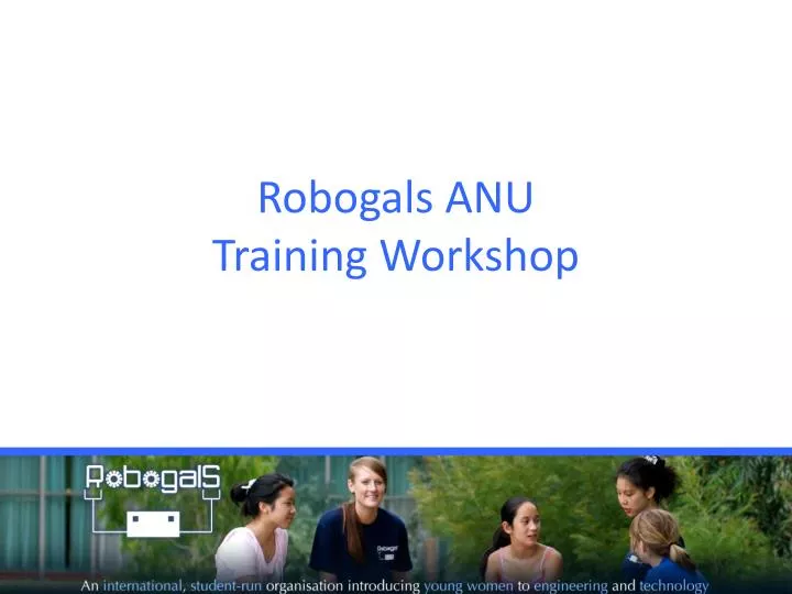 robogals anu training workshop