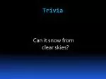 Trivia - slide 1