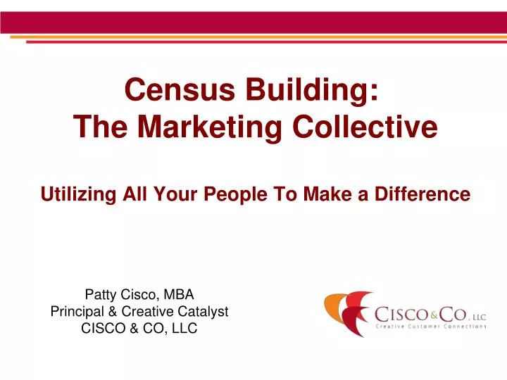 census building the marketing collective utilizing all your people to make a difference